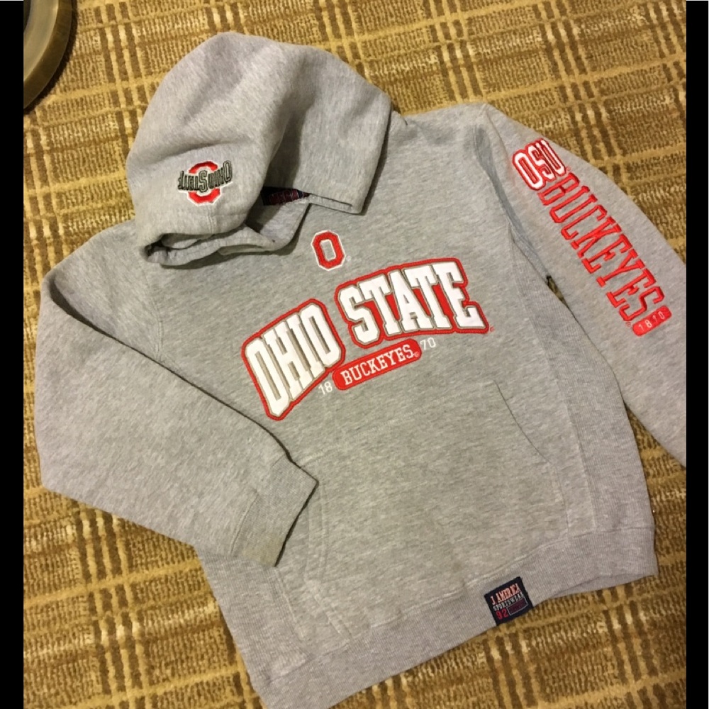 J America OSU Kids Hoodie Sweatshirt M